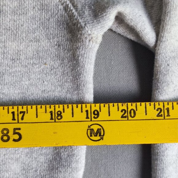 Roxy street wear hoodie women's size M grey knit kangaroo pocket - Picture 8 of 9